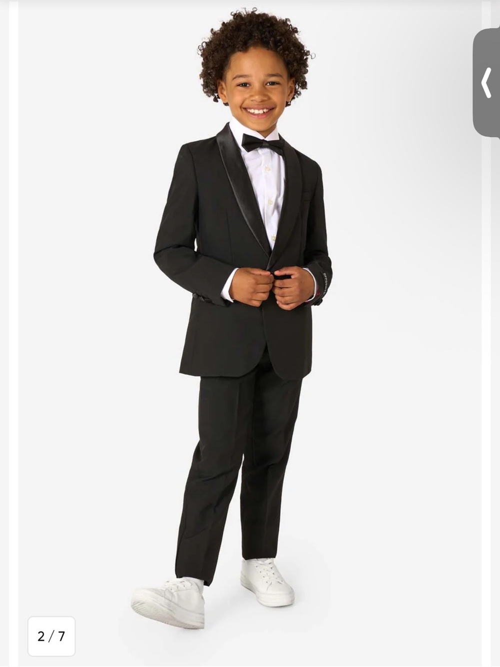NWT Opposuits kids Black Satin-Trim Blazer and pants